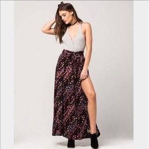 Free People Remember Me Wrap Maxi Skirt - XS